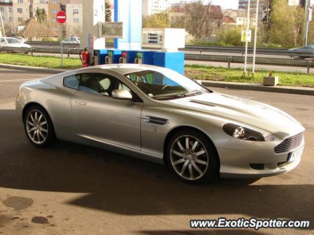 Aston Martin DB9 spotted in Prague, Czech Republic