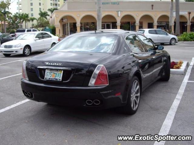 Maserati Quattroporte spotted in Boca Raton, Florida
