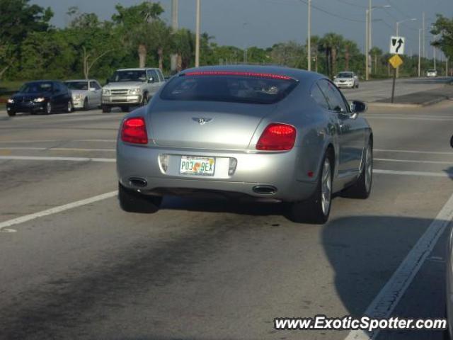 Bentley Continental spotted in Boca Raton, Florida