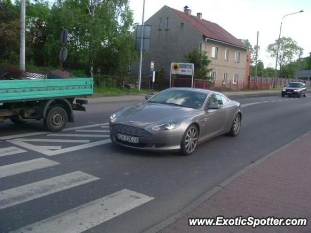 Aston Martin DB9 spotted in Gliwice, Poland