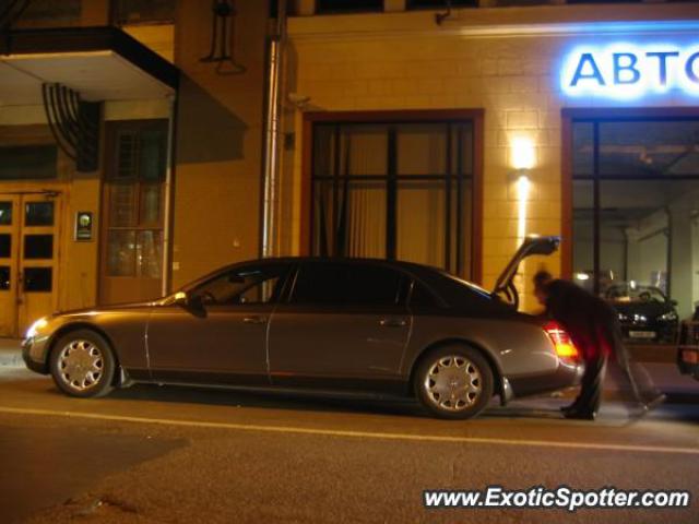 Mercedes Maybach spotted in Moscow, Russia