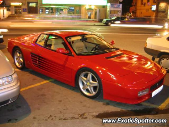 Ferrari Testarossa spotted in Moscow, Russia