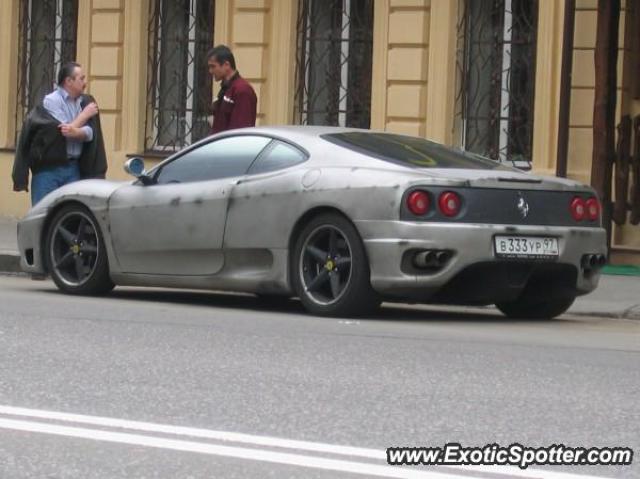 Ferrari 360 Modena spotted in Moscow, Russia