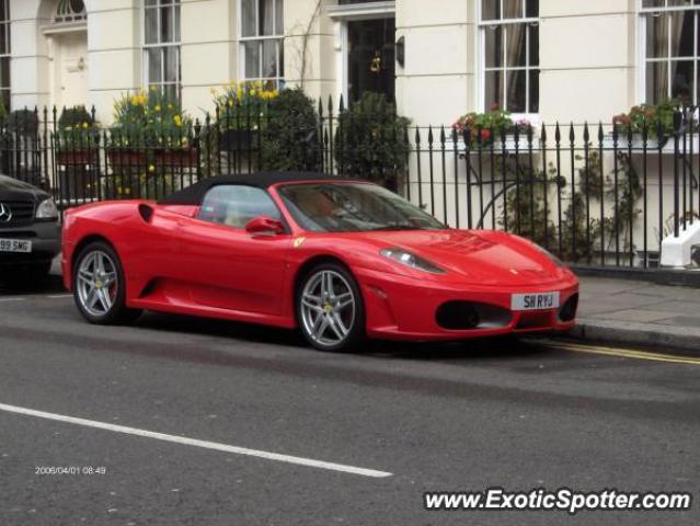 Ferrari F430 spotted in London, United Kingdom