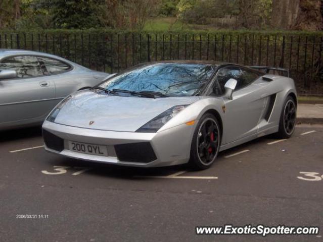 Lamborghini Gallardo spotted in London, United Kingdom