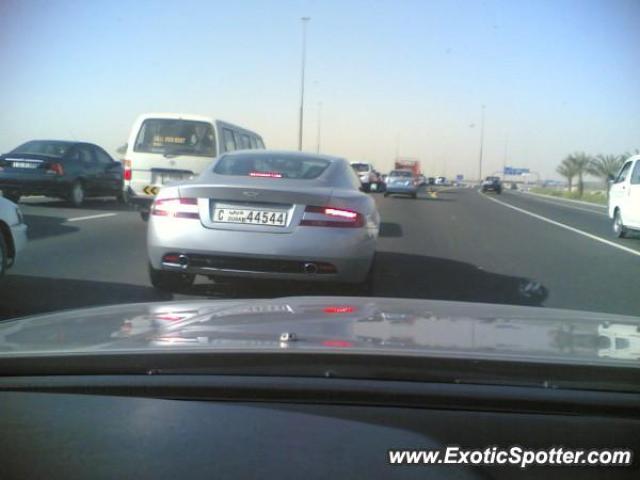 Aston Martin DB9 spotted in Dubai, United Arab Emirates