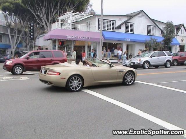 Aston Martin DB9 spotted in Laguna Beach, California