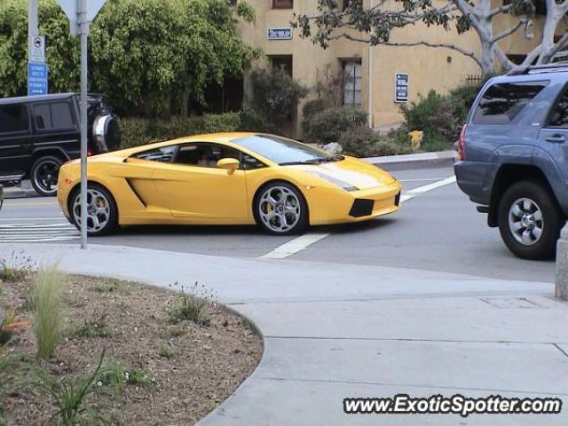 Lamborghini Gallardo spotted in Newport, California