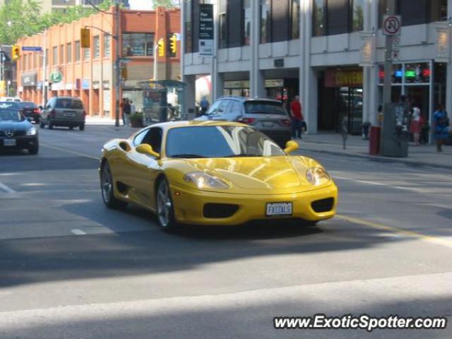 Ferrari 360 Modena spotted in Toronto, Canada