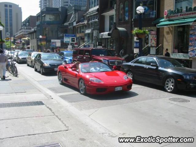 Ferrari 360 Modena spotted in Toronto, Canada