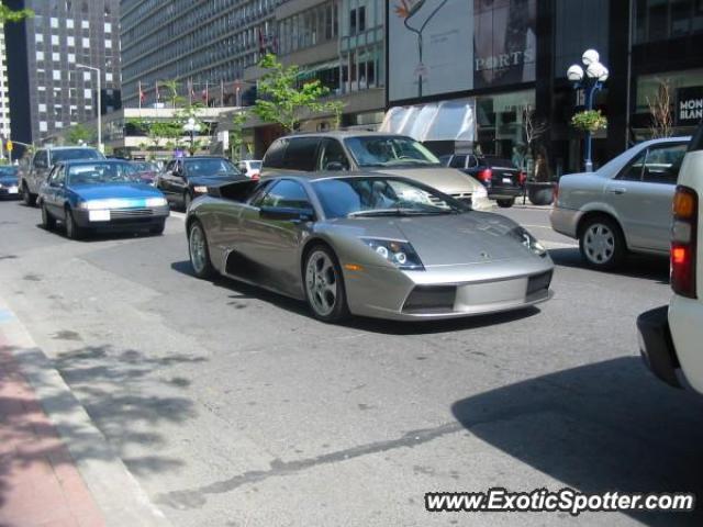 Lamborghini Murcielago spotted in Toronto, Canada