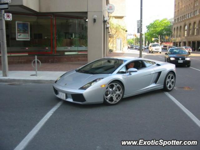 Lamborghini Gallardo spotted in Toronto, Canada