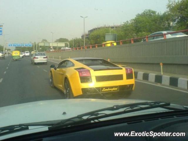 Lamborghini Gallardo spotted in New Delhi, India