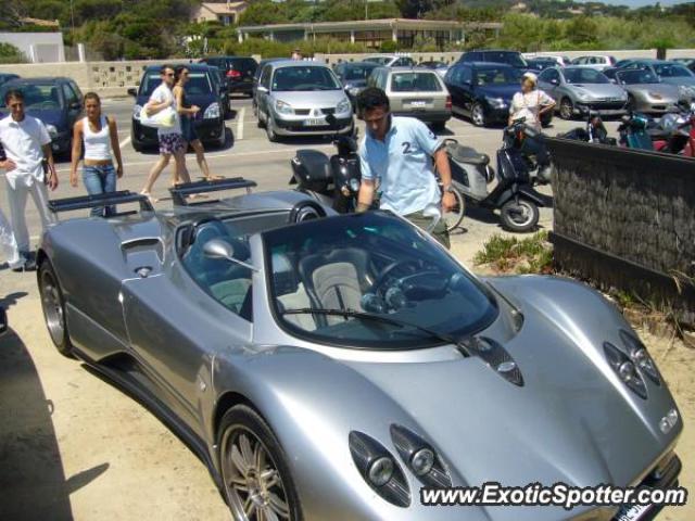 Pagani Zonda spotted in Saint Tropez, France