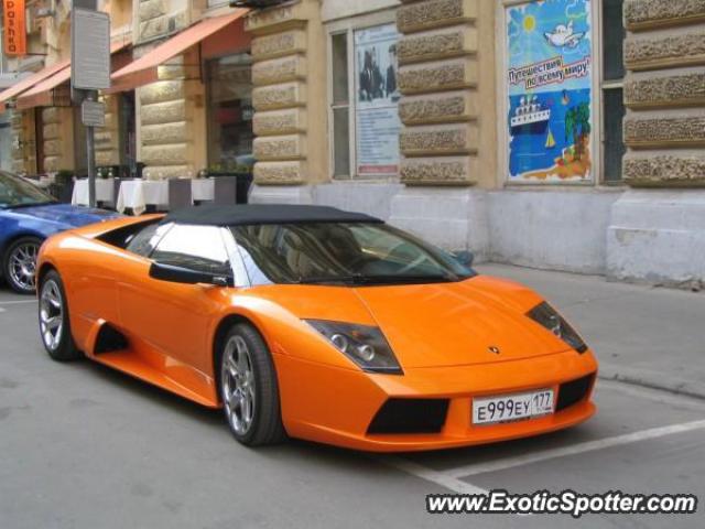 Lamborghini Murcielago spotted in Moscow, Russia