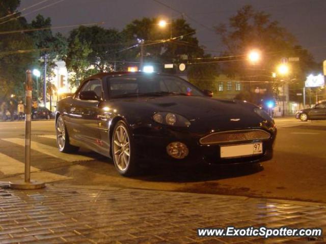 Aston Martin DB7 spotted in Moscow, Russia