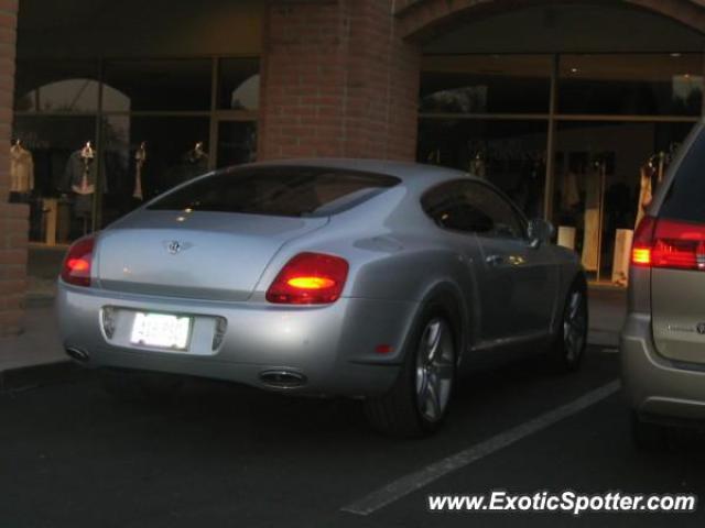 Bentley Continental spotted in Tucson, Arizona