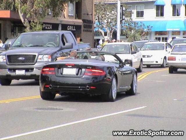 Aston Martin DB9 spotted in Laguna Beach, California