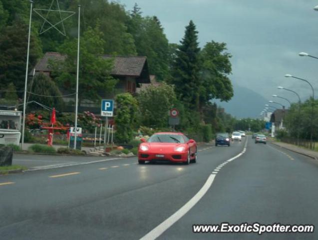 Ferrari 360 Modena spotted in Thun, Switzerland