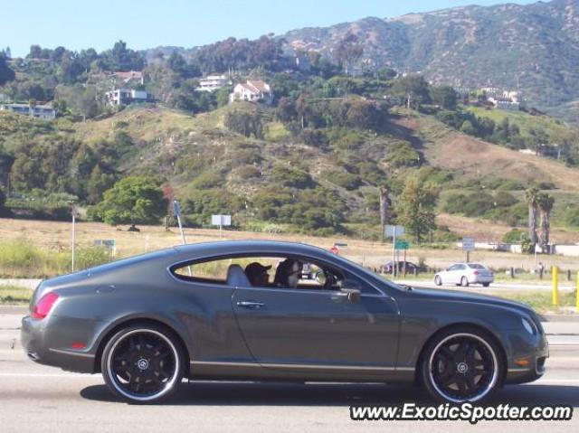 Bentley Continental spotted in Malibu, California