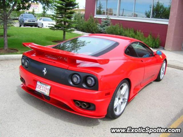 Ferrari 360 Modena spotted in Calgary, Alberta, Canada