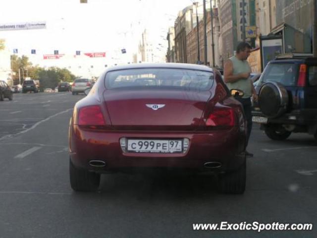 Bentley Continental spotted in Moscow, Russia