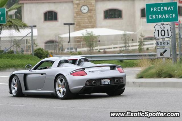 Porsche Carrera GT spotted in Calabasas, California