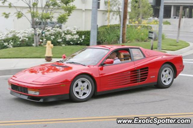 Ferrari Testarossa spotted in Calabasas, California