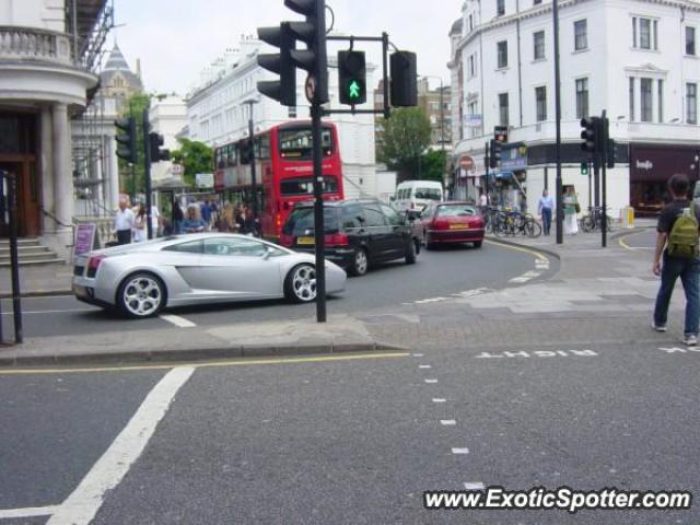 Lamborghini Gallardo spotted in London, United Kingdom