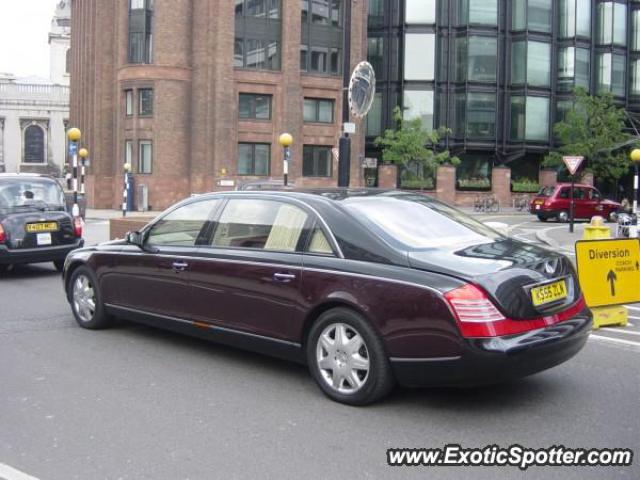 Mercedes Maybach spotted in London, United Kingdom