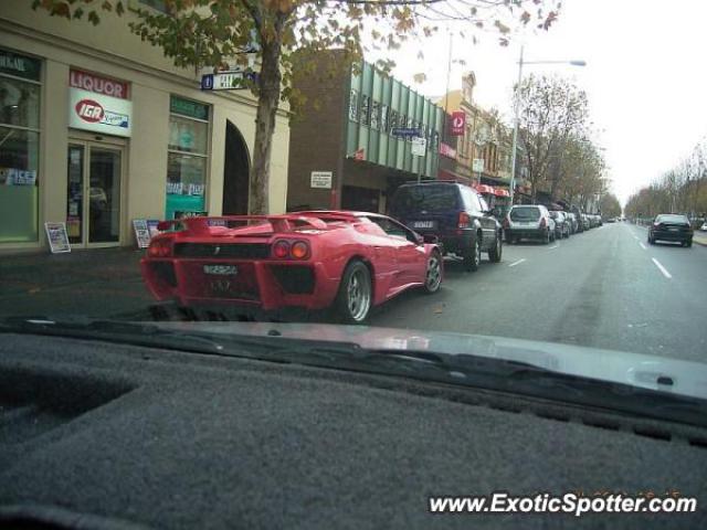 Lamborghini Diablo spotted in Melbourne, Lygon Street, Australia