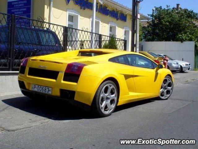 Lamborghini Gallardo spotted in Budapest, Hungary