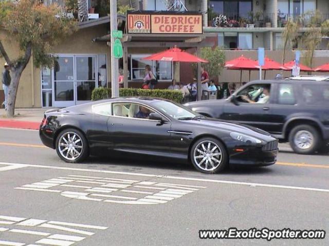 Aston Martin DB9 spotted in Laguna Beach, California