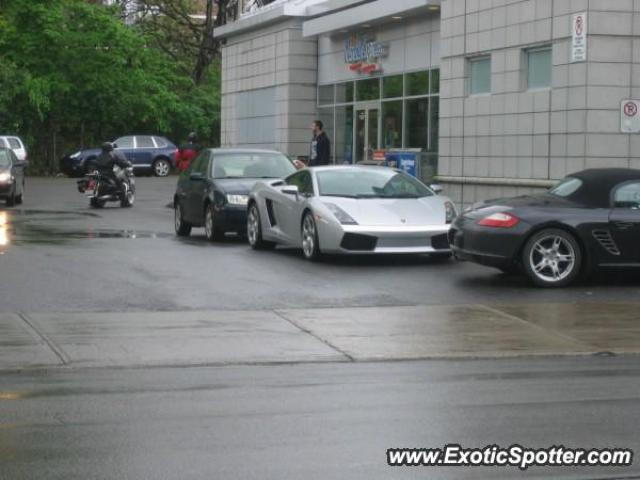 Lamborghini Gallardo spotted in Montreal, Canada