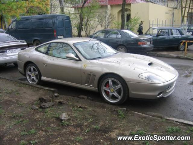 Ferrari 575M spotted in Moscow, Russia