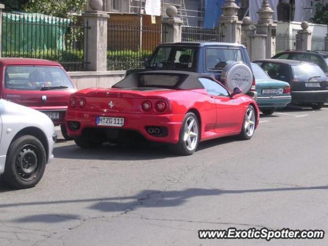 Ferrari 360 Modena spotted in Zagreb, Croatia