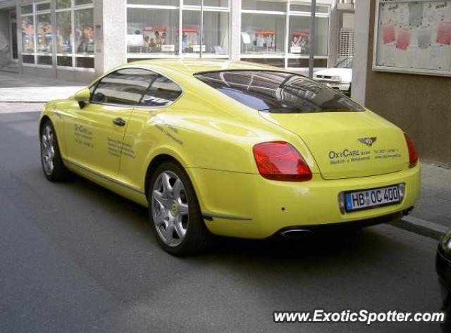 Bentley Continental spotted in Bremen, Germany