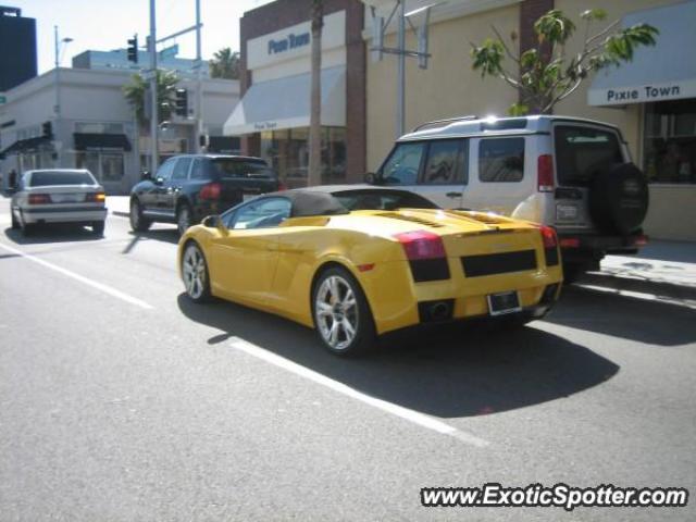 Lamborghini Gallardo spotted in Beverly Hills, California