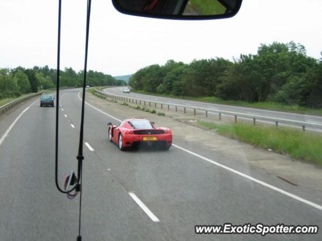 Ferrari Enzo spotted in Silverstone, United Kingdom