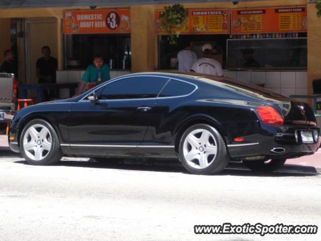 Bentley Continental spotted in Miami Beach, Florida