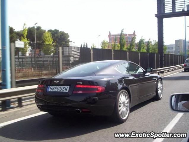 Aston Martin DB9 spotted in Barcelona, Spain