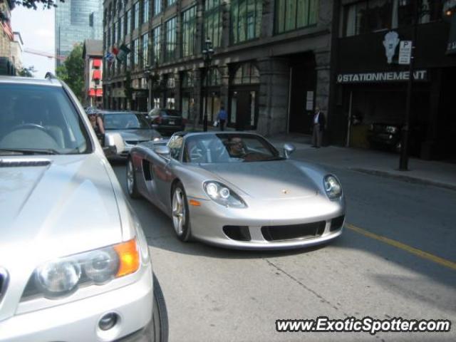 Porsche Carrera GT spotted in Montreal, Canada