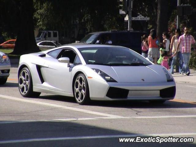 Lamborghini Gallardo spotted in Beverly Hills, California