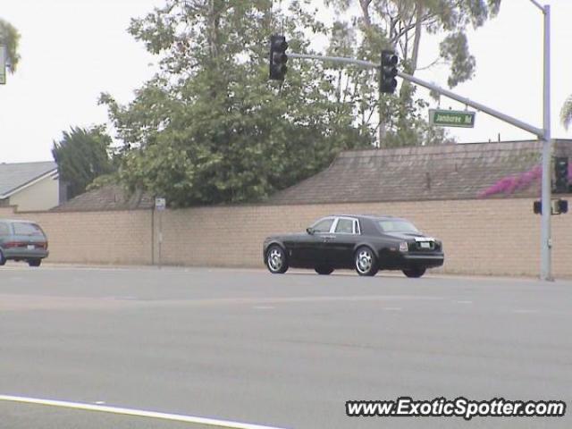 Rolls Royce Phantom spotted in Newport, California