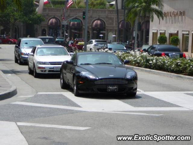 Aston Martin DB9 spotted in Beverly Hills, California