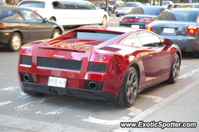 Lamborghini Gallardo spotted in Montreal, Canada