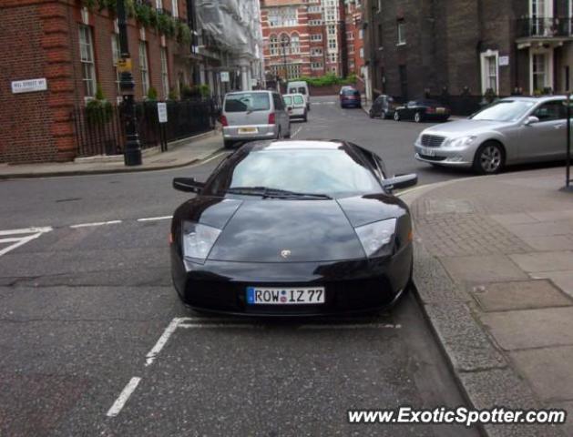 Lamborghini Murcielago spotted in London, United Kingdom