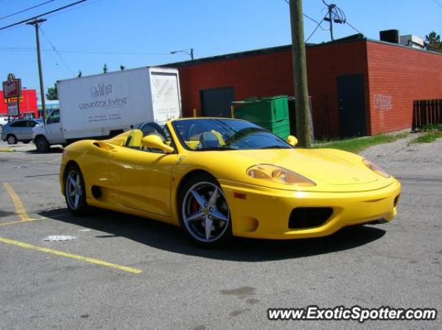 Ferrari 360 Modena spotted in Calgary, Alberta, Canada