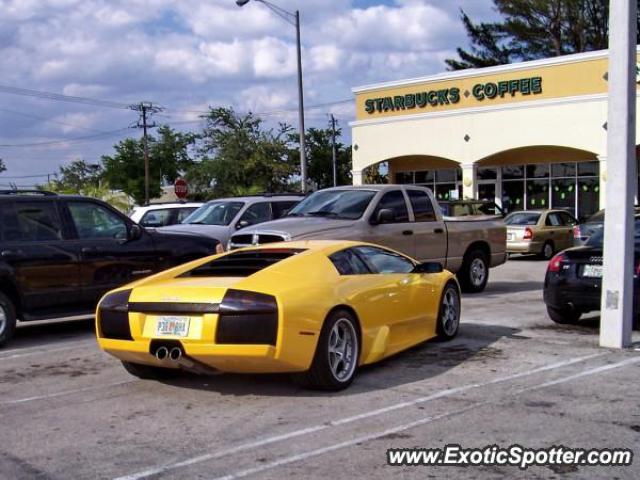 Lamborghini Murcielago spotted in Miami, Florida