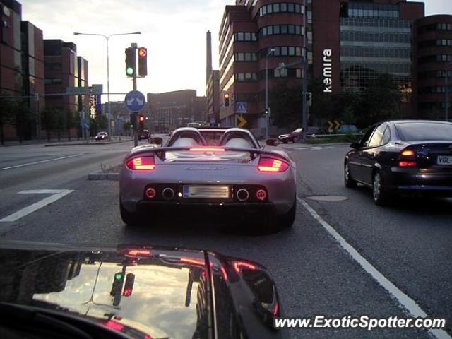 Porsche Carrera GT spotted in Helsinki, Finland